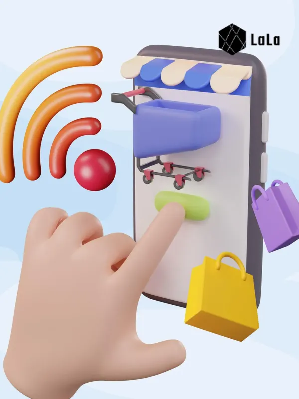 LALA SHOP - 生活旅游服务 网页设计作品