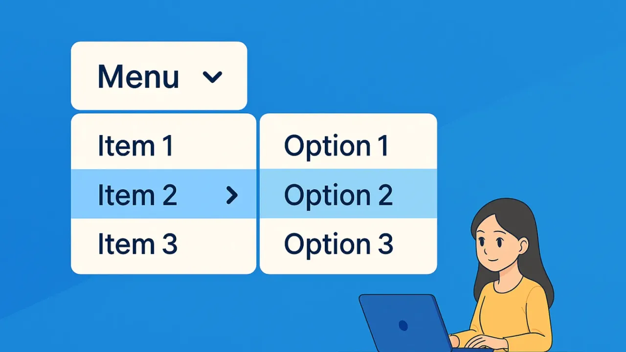 Multi-level dropdown menu creation guide