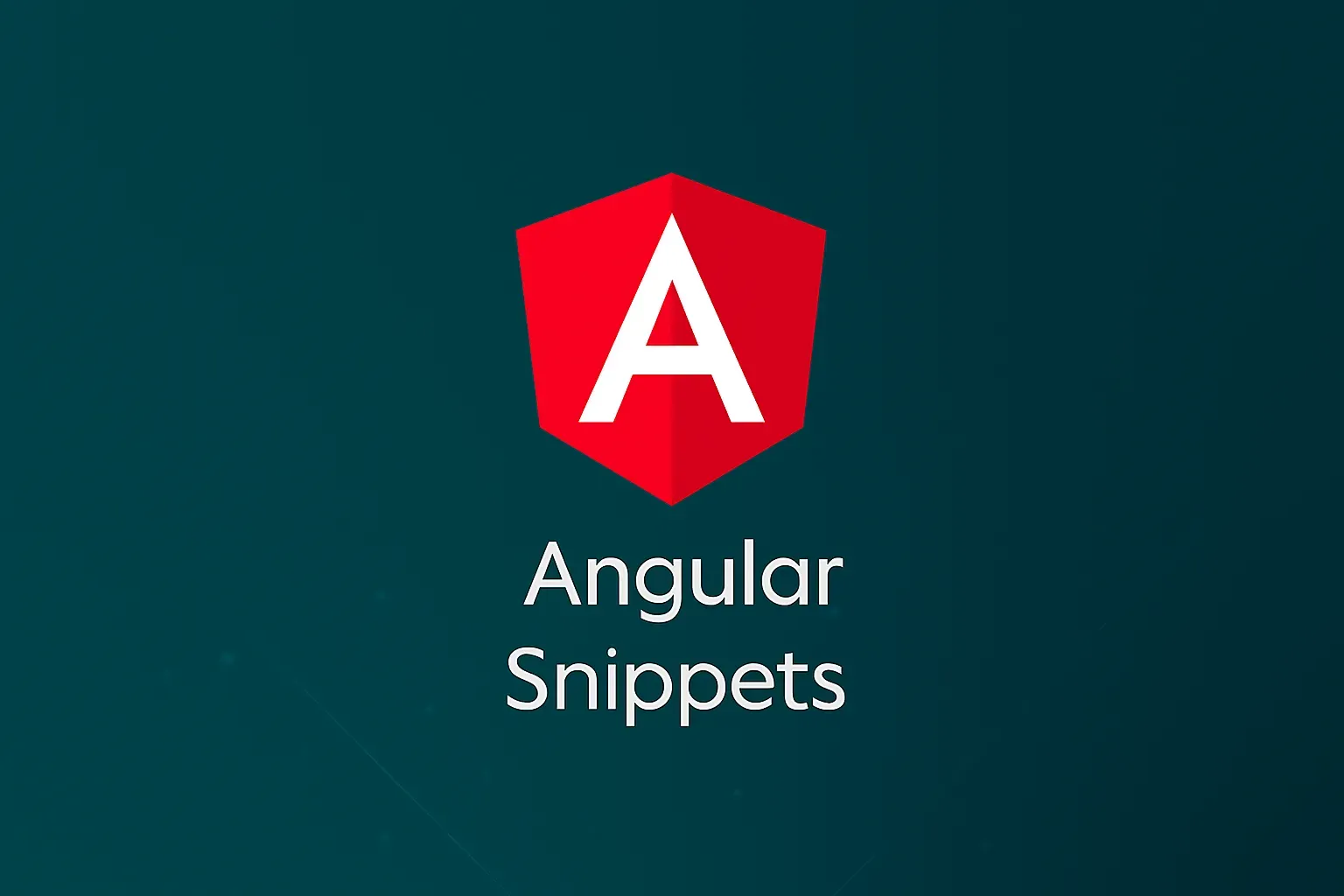 Angular Code Snippets