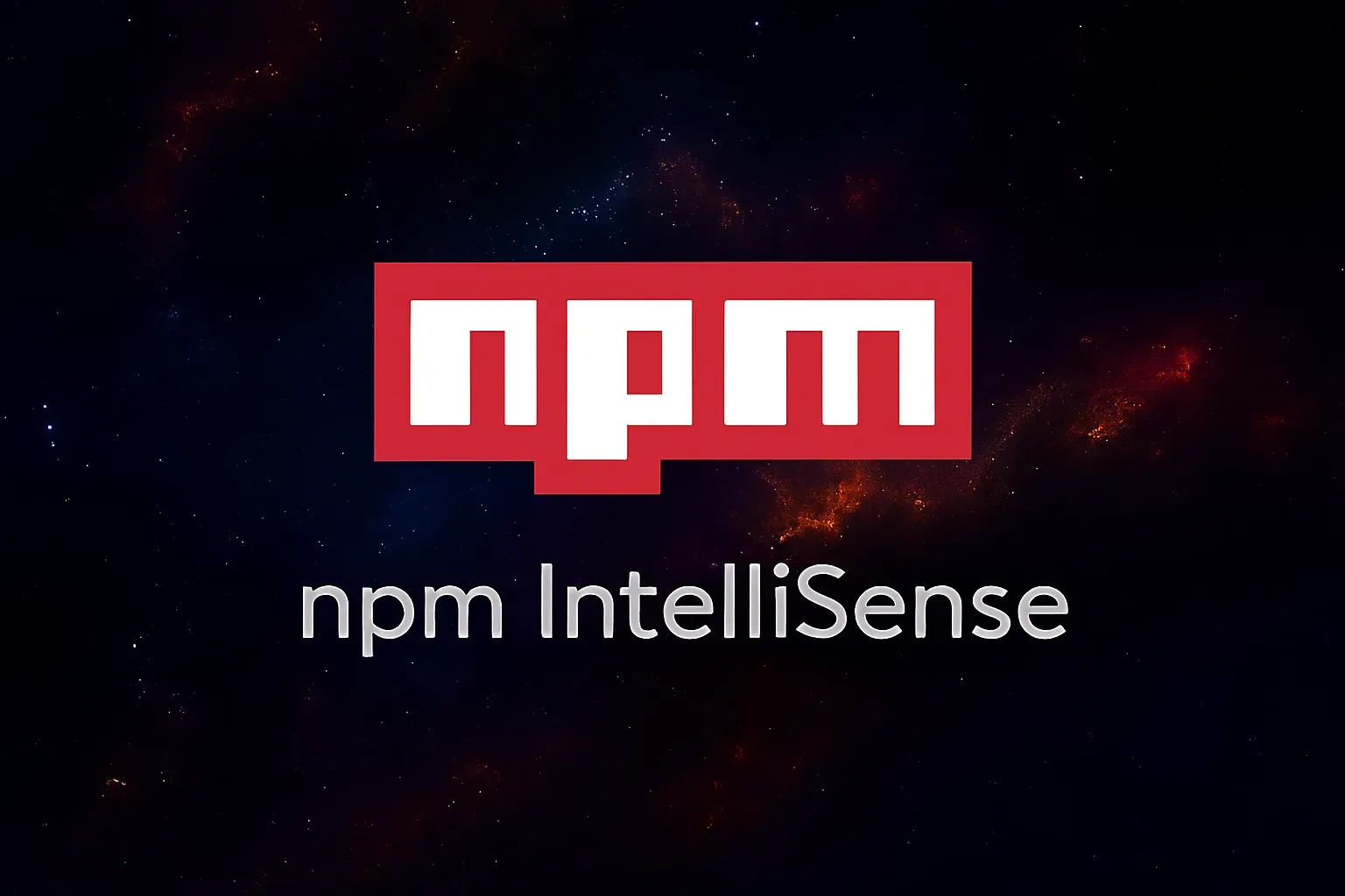 npm Intellisense Smart Completion